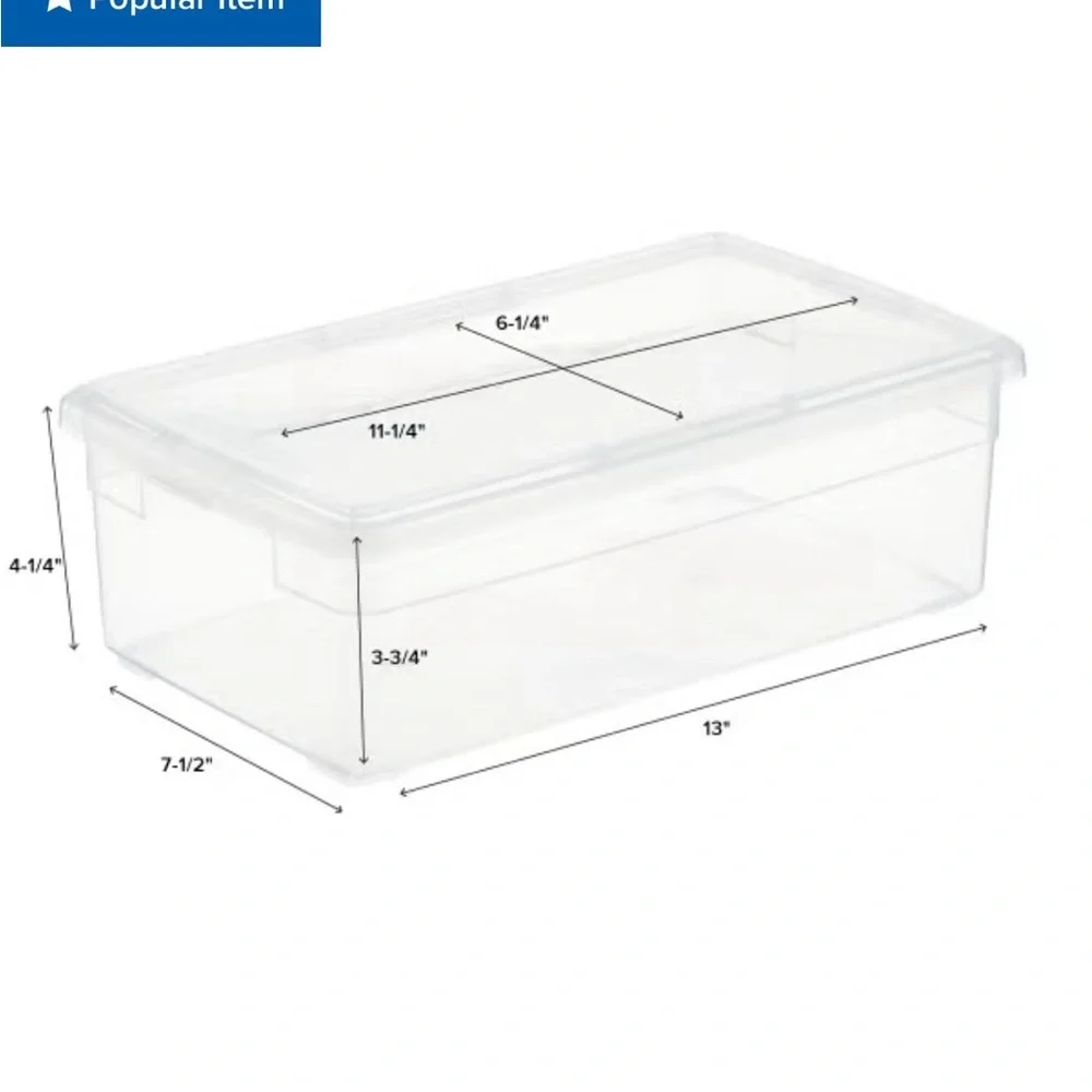 Container store SET OF 2 Our Shoe Box